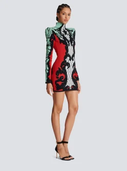 Outlet Baroque Jacquard Dress Women Knitwear|Dresses