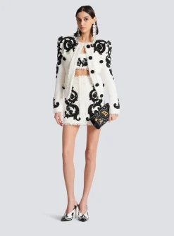 New Baroque Strappy Tweed Top Women Tops And Shirts