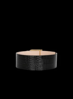 Discount B-Belt In Crocodile-print Leather Women Belts