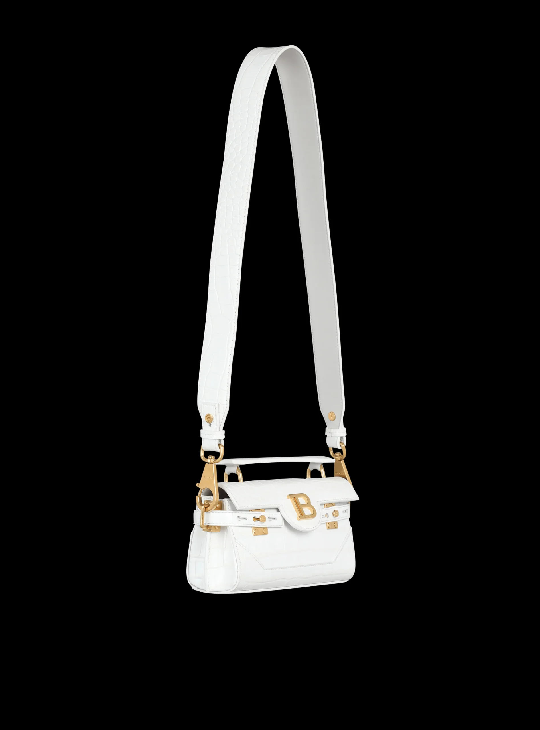 Cheap B-Buzz 19 Bag In Crocodile Effect-embossed Leather Women Mini Bags|Shoulder Bags