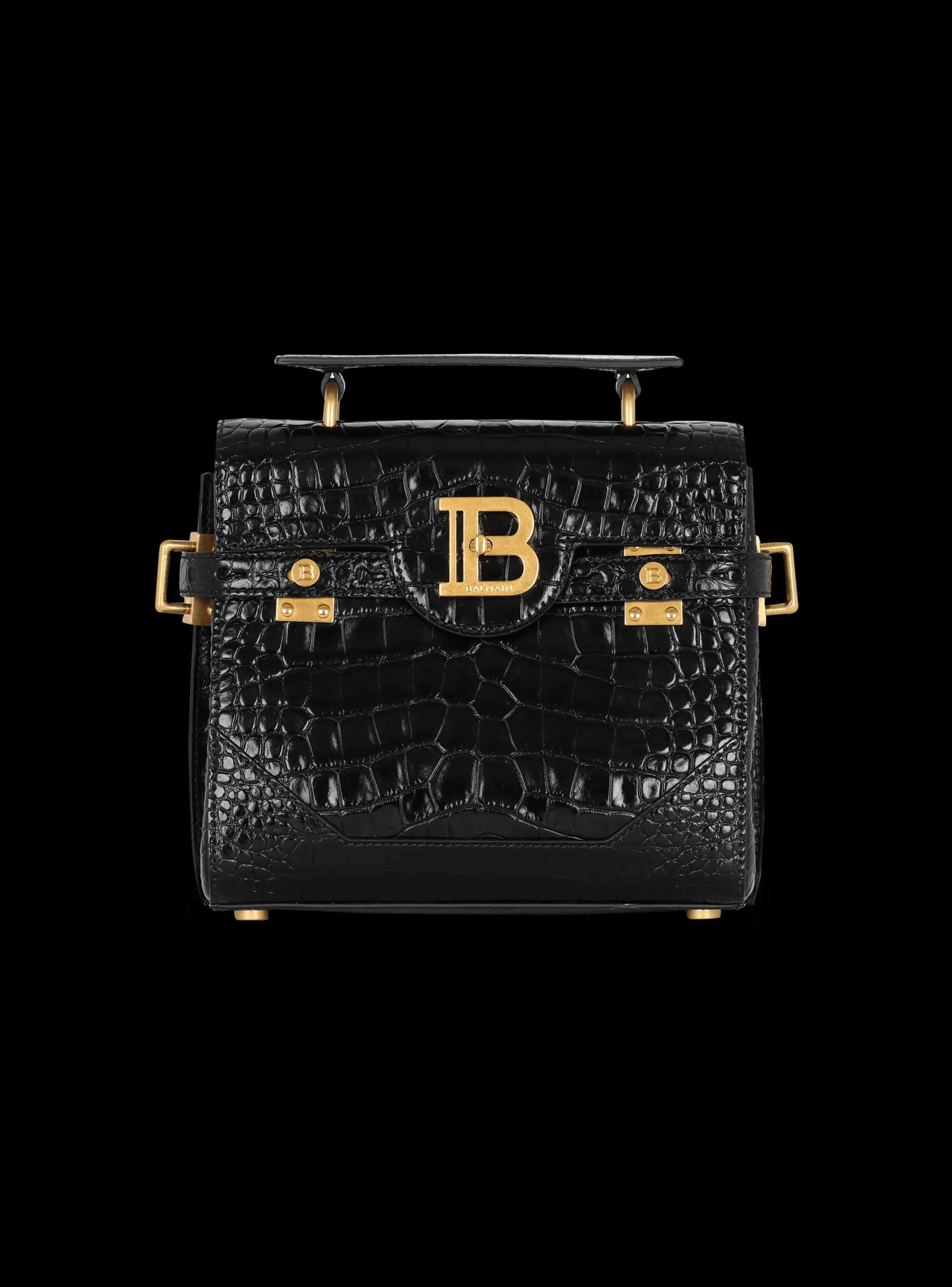 Discount B-Buzz 23 Bag In Crocodile-print Leather Women Shoulder Bags|Crossbody Bags
