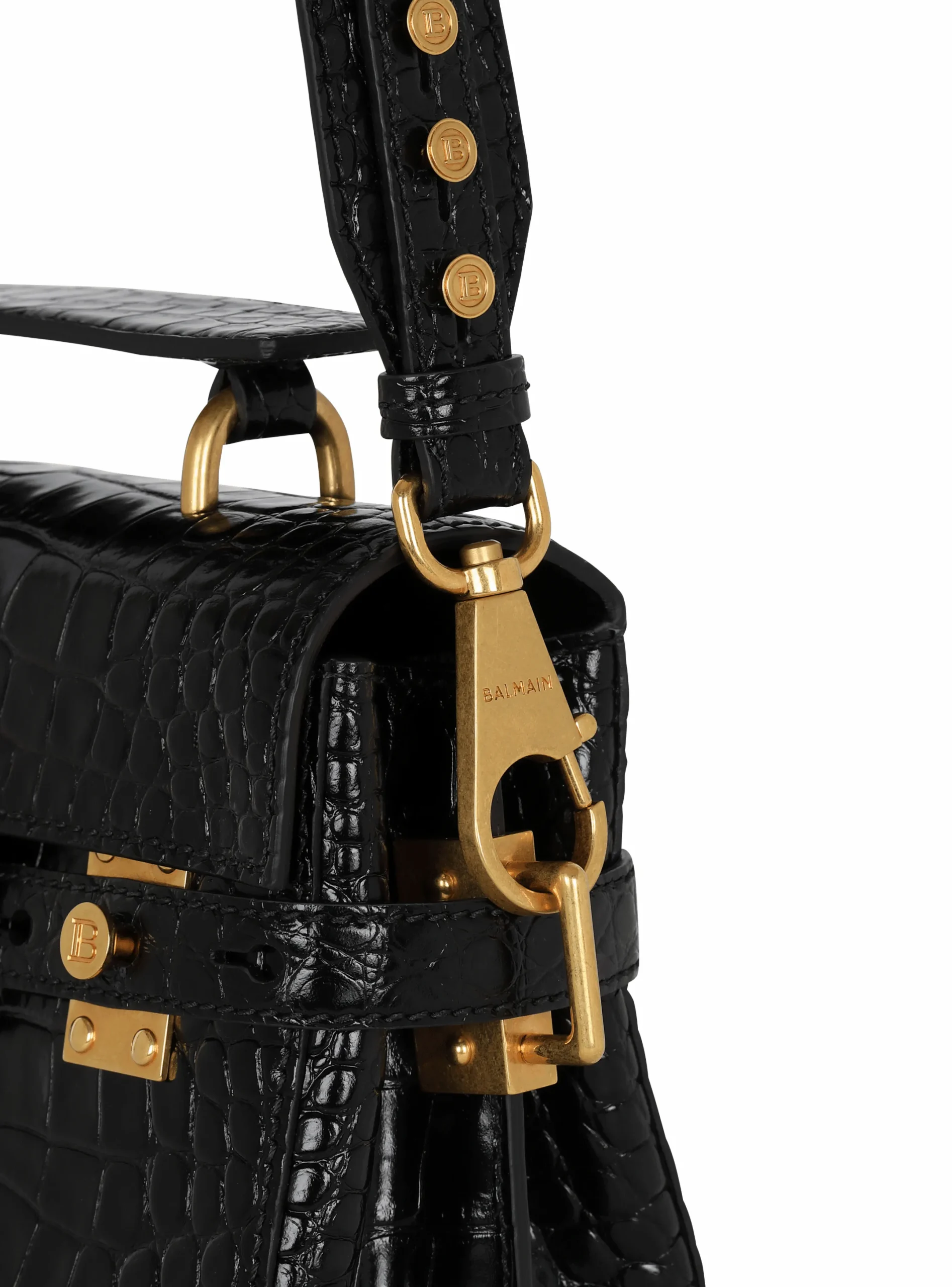 Discount B-Buzz 23 Bag In Crocodile-print Leather Women Shoulder Bags|Crossbody Bags