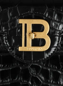 Discount B-Buzz 23 Bag In Crocodile-print Leather Women Shoulder Bags|Crossbody Bags