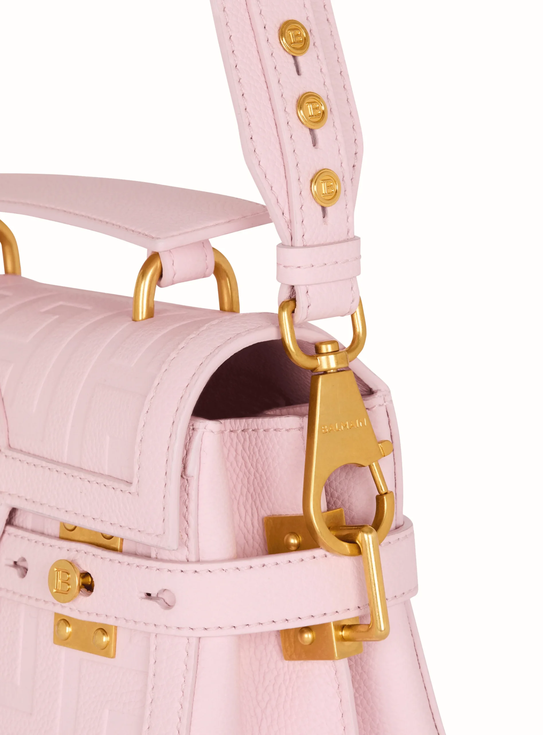 Fashion B-Buzz 23 Bag In Grained PB Labyrinth Leather Women Shoulder Bags|Crossbody Bags