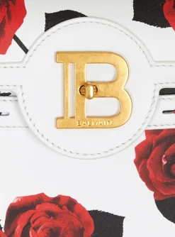 Fashion B-Buzz 23 Calfskin Bag With A Roses Print And Embossed Grid Motif Women Shoulder Bags|Crossbody Bags