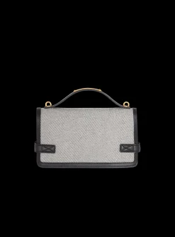New B-Buzz 24 Canvas And Leather Bag Women Shoulder Bags|Crossbody Bags
