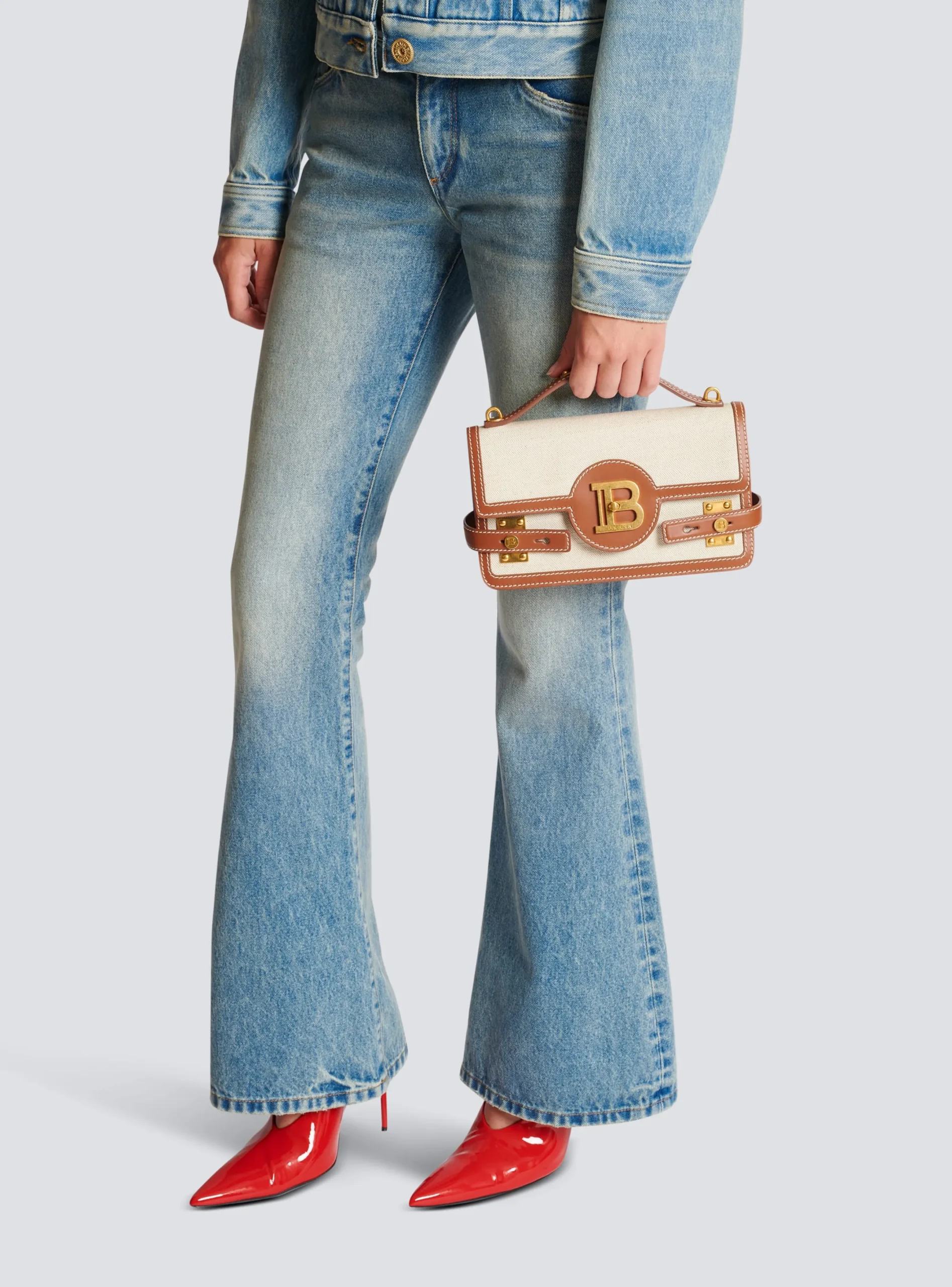 Cheap B-Buzz 24 Canvas And Leather Bag Women Shoulder Bags|Crossbody Bags