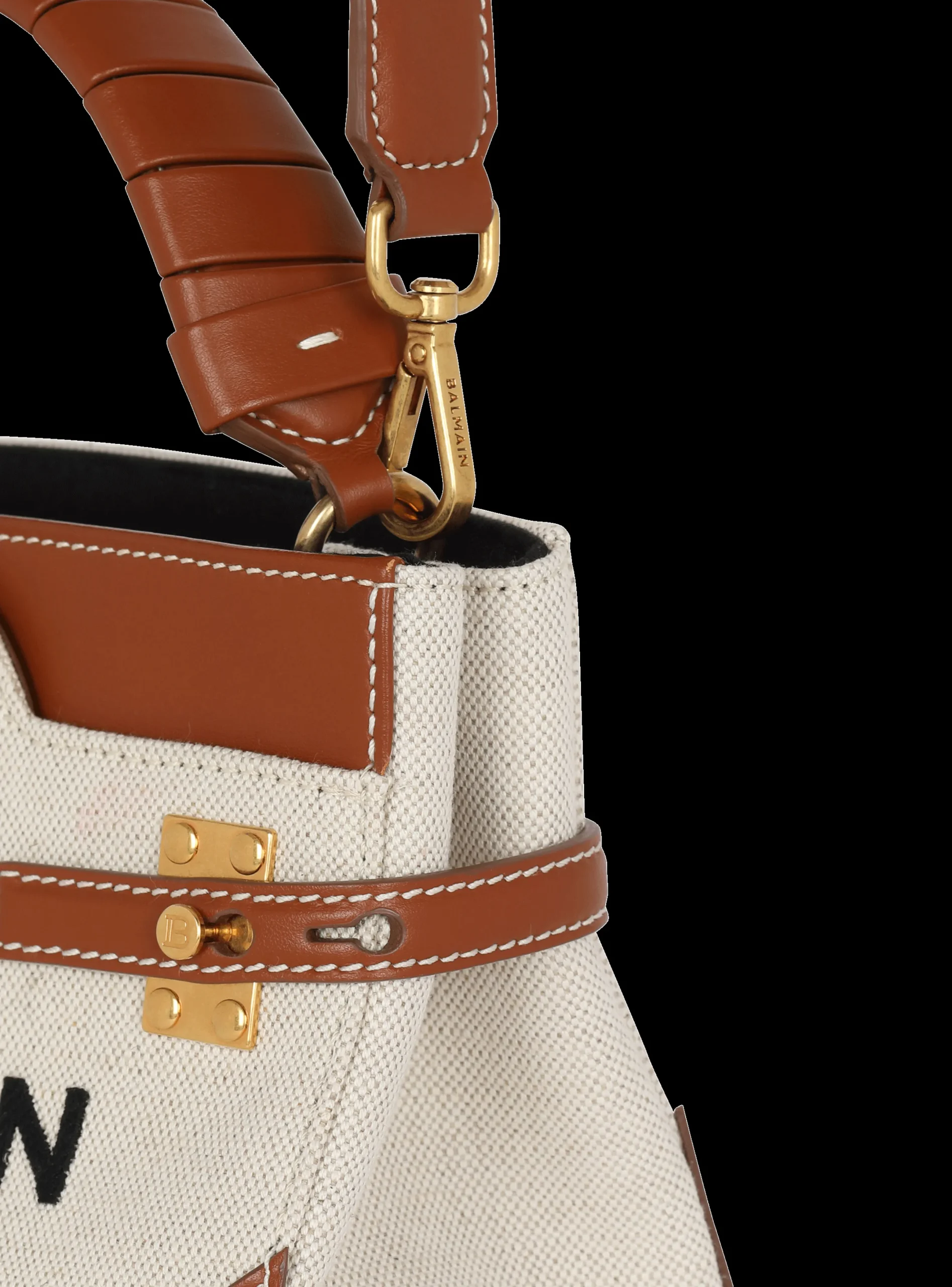 Clearance B-Buzz 22 Canvas Top Handle Bag With Leather Insert Women Shoulder Bags|Crossbody Bags