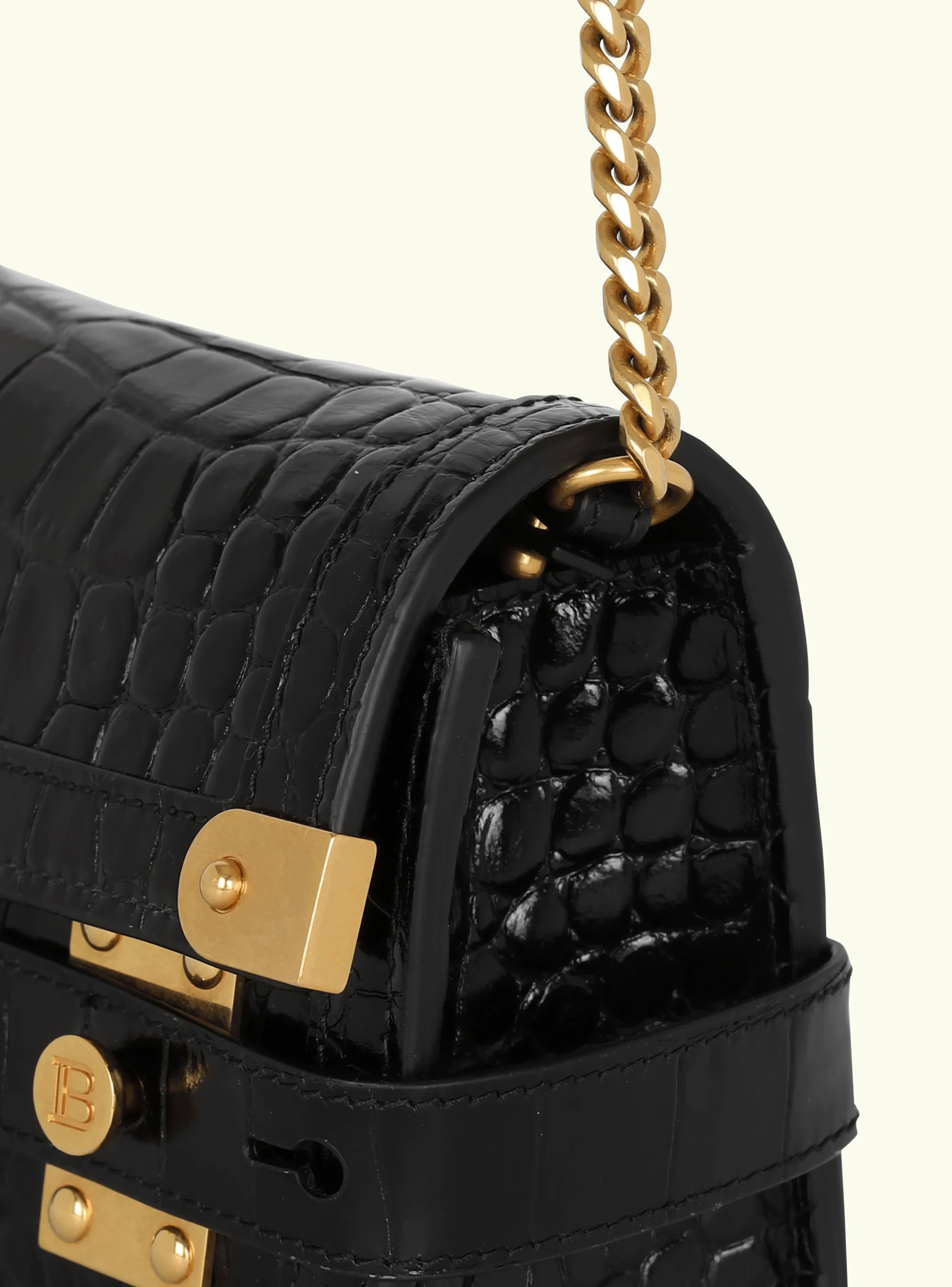 Shop B-Buzz 23 Clutch In Crocodile-print Leather Women Mini Bags|Shoulder Bags