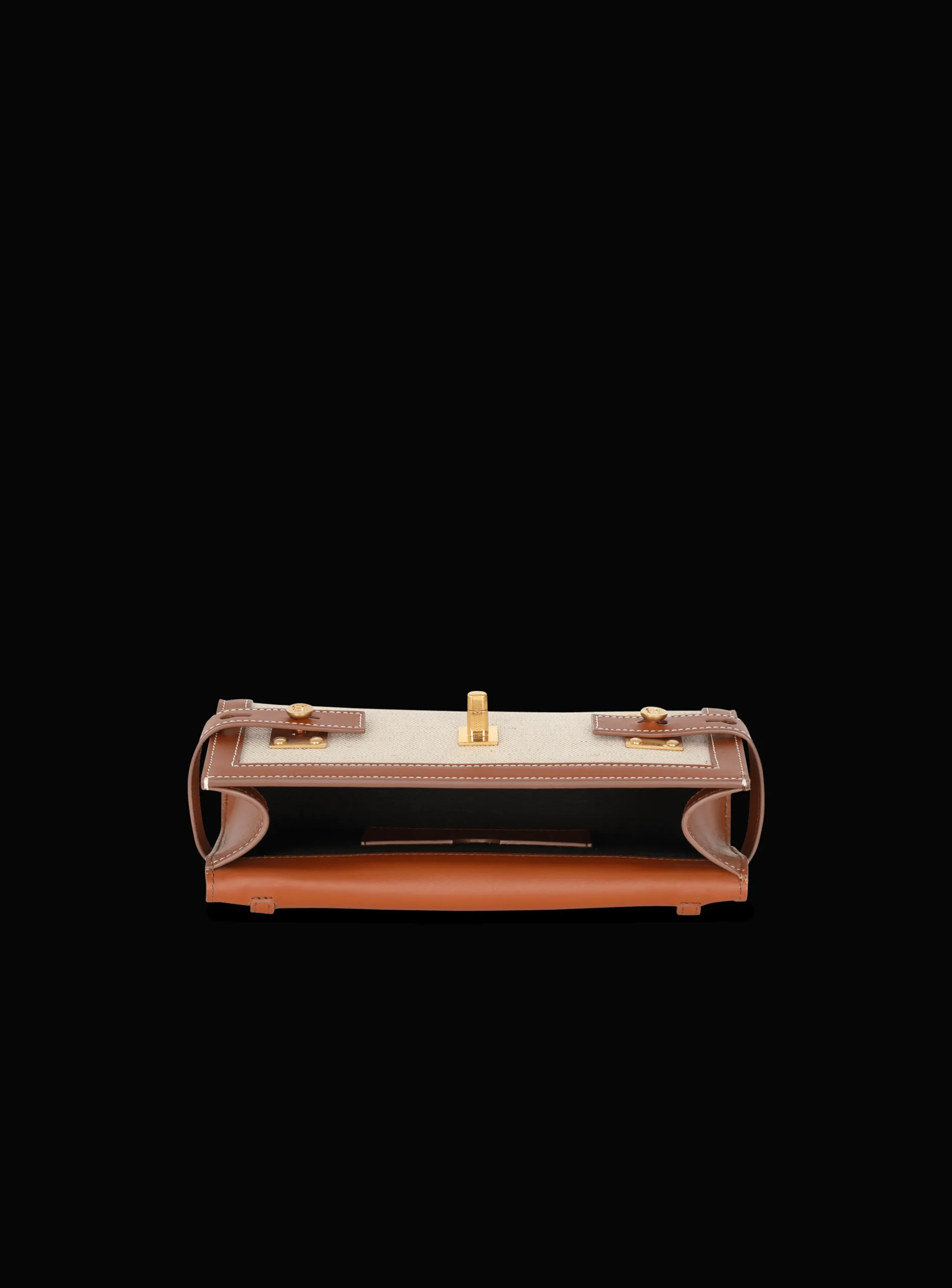 Outlet B-Buzz 23 Leather And Canvas Clutch Bag Women Mini Bags|Shoulder Bags