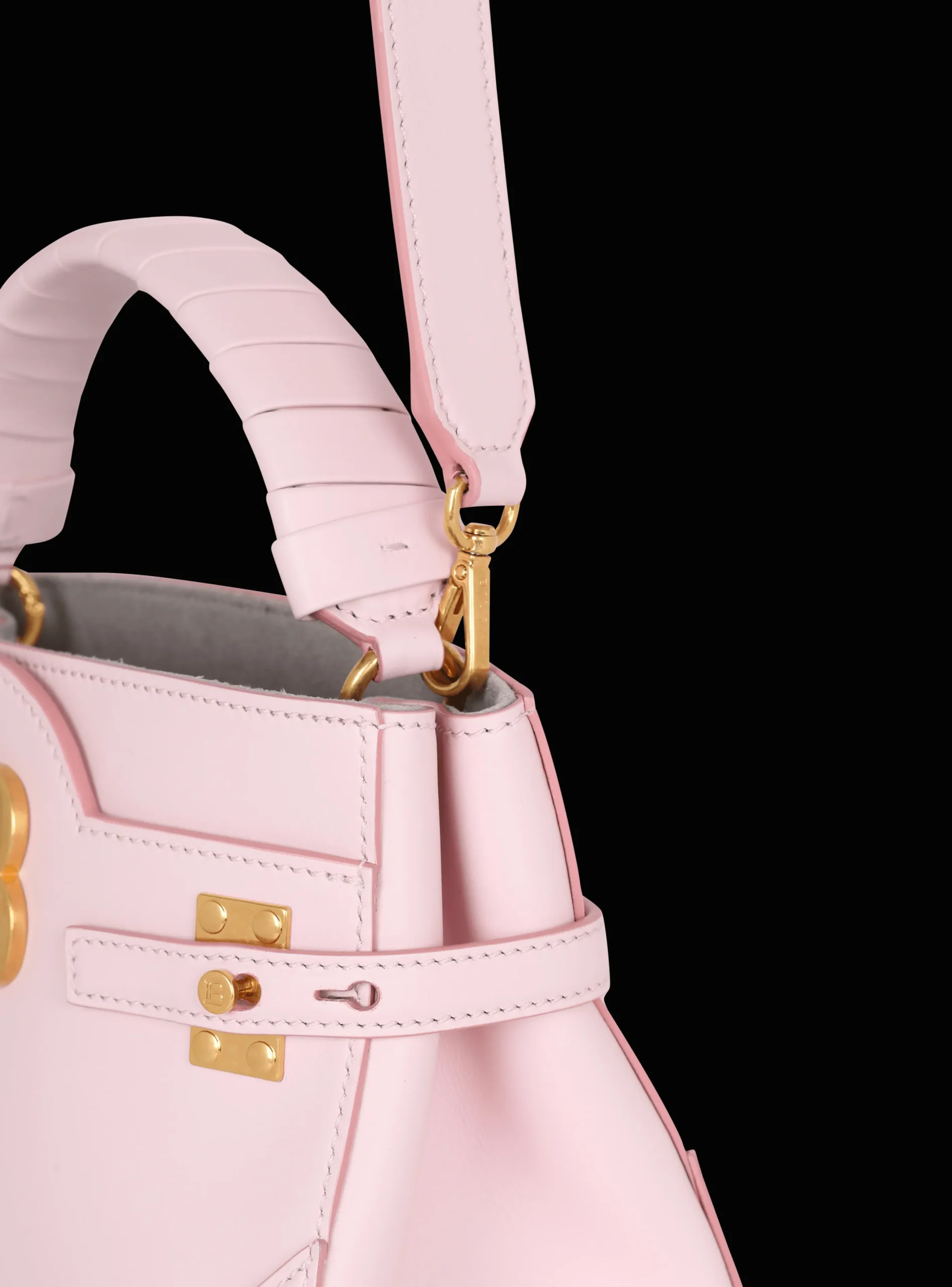 New B-Buzz 22 Leather Top-handle Bag Women Shoulder Bags|Crossbody Bags