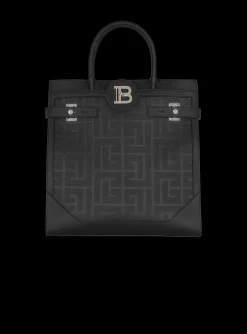 Discount B-Buzz 36 Monogrammed Canvas And Leather Tote Bag&nbsp; Bags And Backpacks