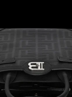 Discount B-Buzz 36 Monogrammed Canvas And Leather Tote Bag Bags And Backpacks