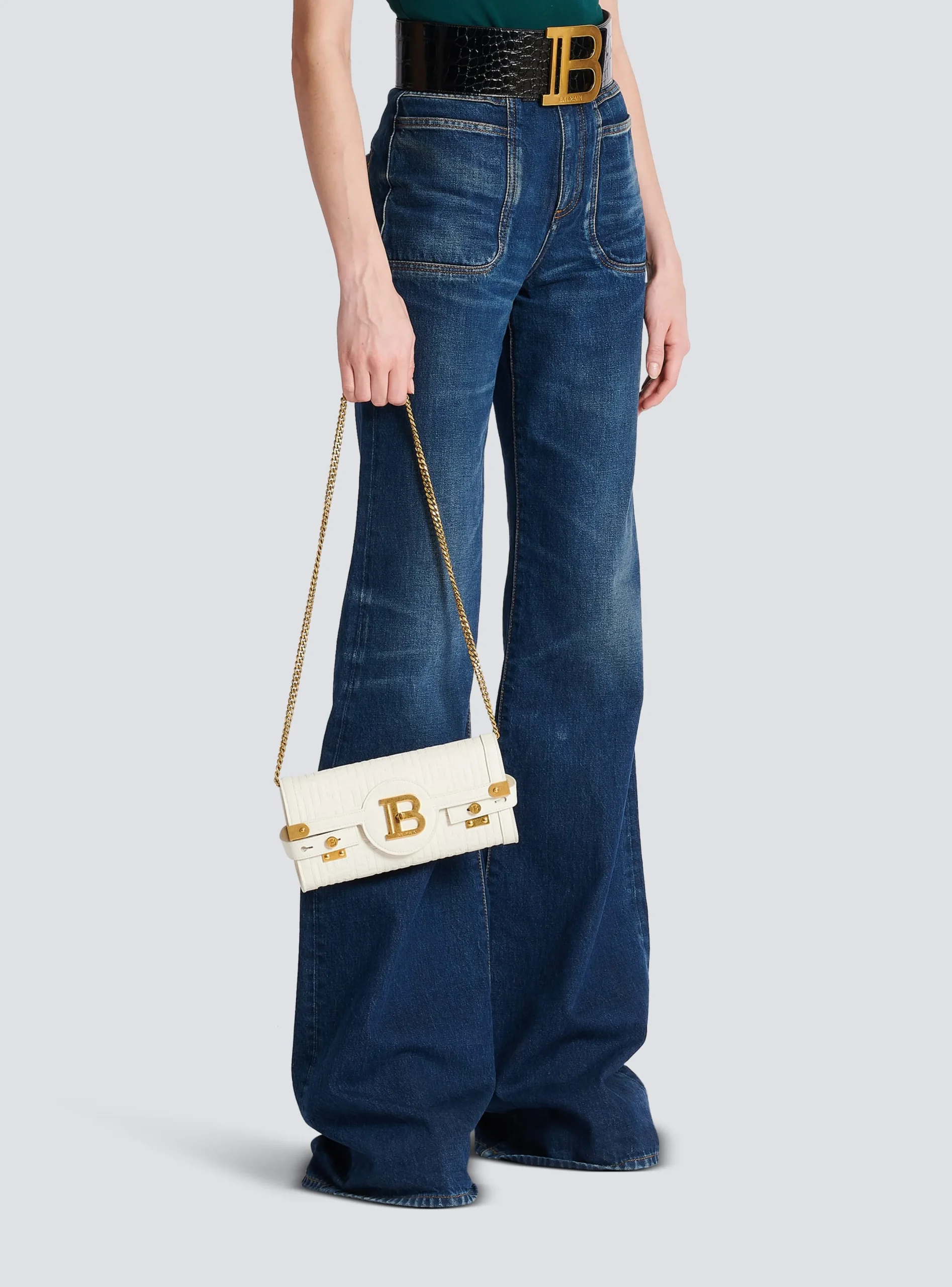 Flash Sale B-Buzz 23 Monogrammed Grained Leather Clutch Women Mini Bags|Shoulder Bags