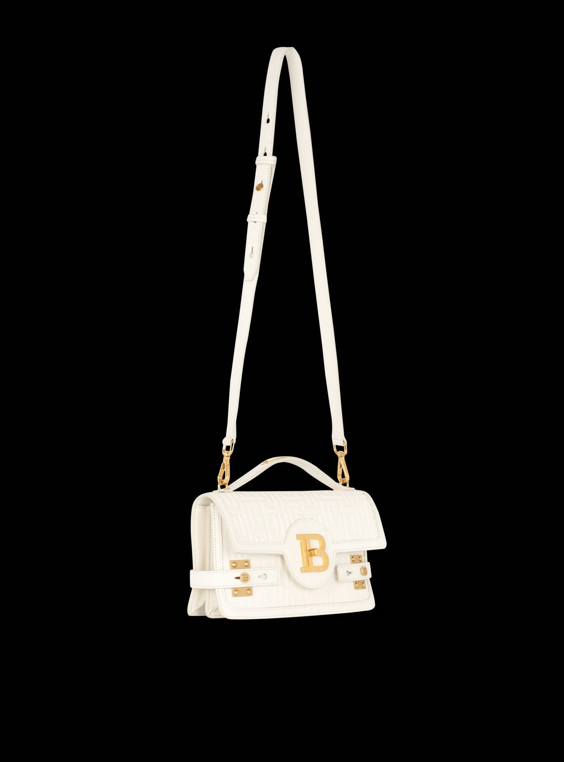 Hot B-Buzz 24 Monogrammed Grained Leather Bag Women Shoulder Bags|Crossbody Bags
