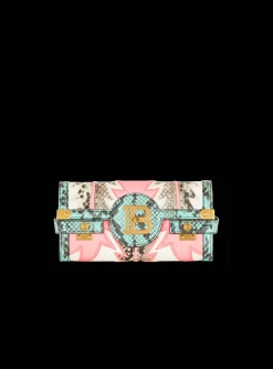 Shop B-Buzz 23 Pouch Patchwork Leather Clutch Women Mini Bags|Shoulder Bags