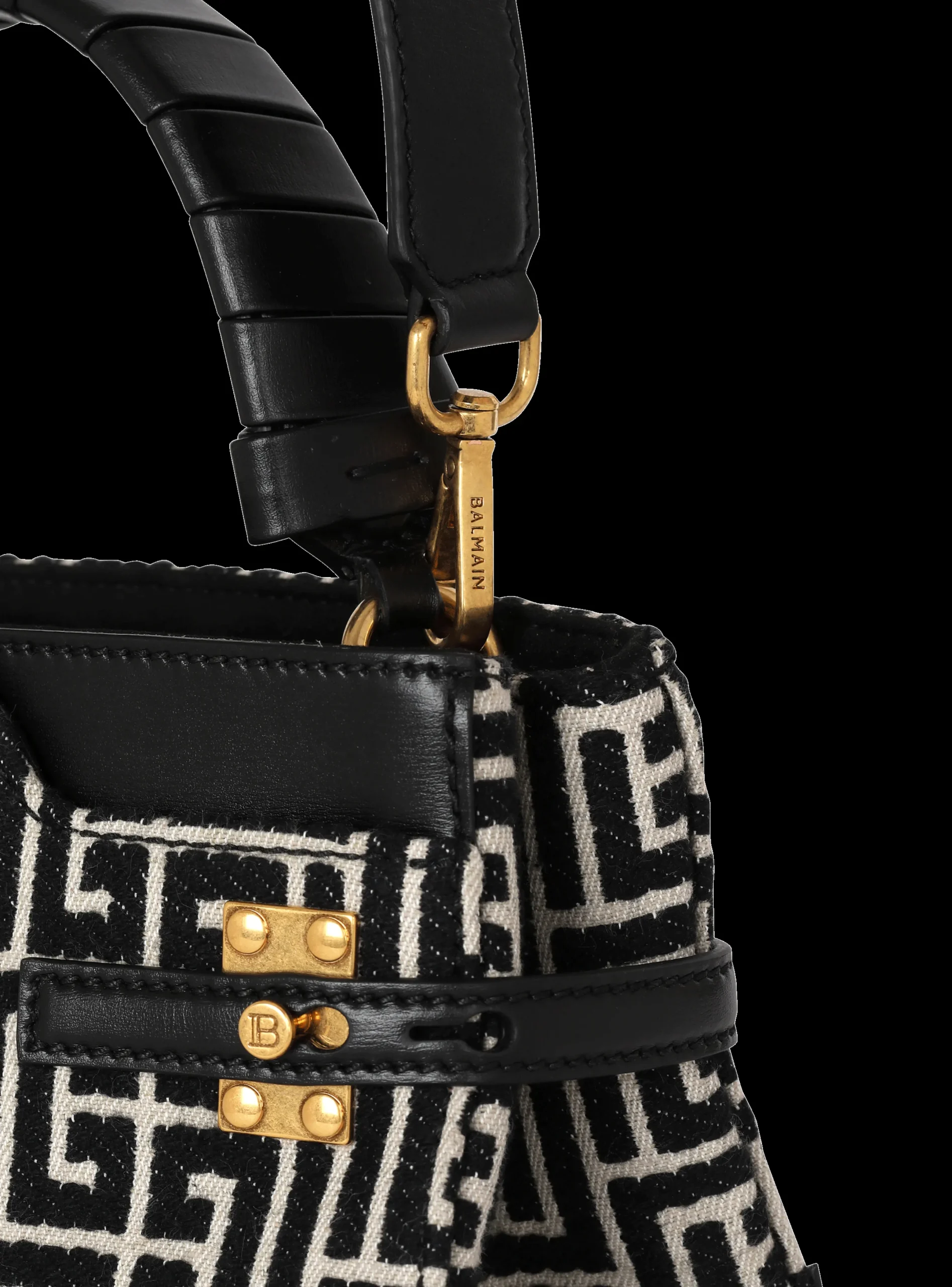 Best B-Buzz 22 Top Handle Bag In Leather With Jacquard Monogram Women Shoulder Bags|Crossbody Bags
