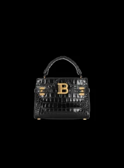 Online B-Buzz 22 Top-handle Bag In Crocodile-print Leather Women Shoulder Bags|Crossbody Bags