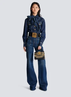Flash Sale B-Buzz 22 Top-handle Bag In Canvas And Leather Women Shoulder Bags|Crossbody Bags