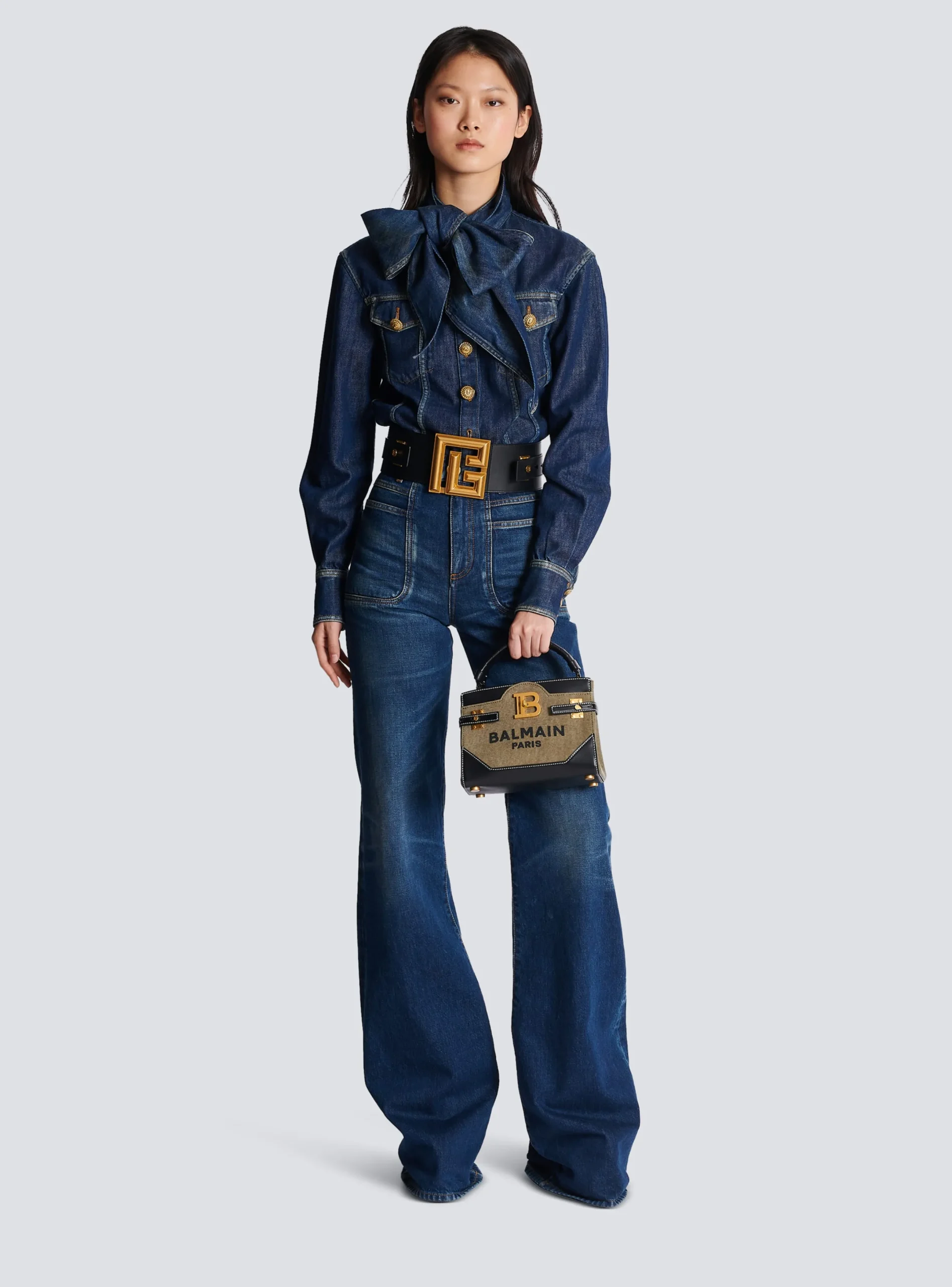 Flash Sale B-Buzz 22 Top-handle Bag In Canvas And Leather Women Shoulder Bags|Crossbody Bags