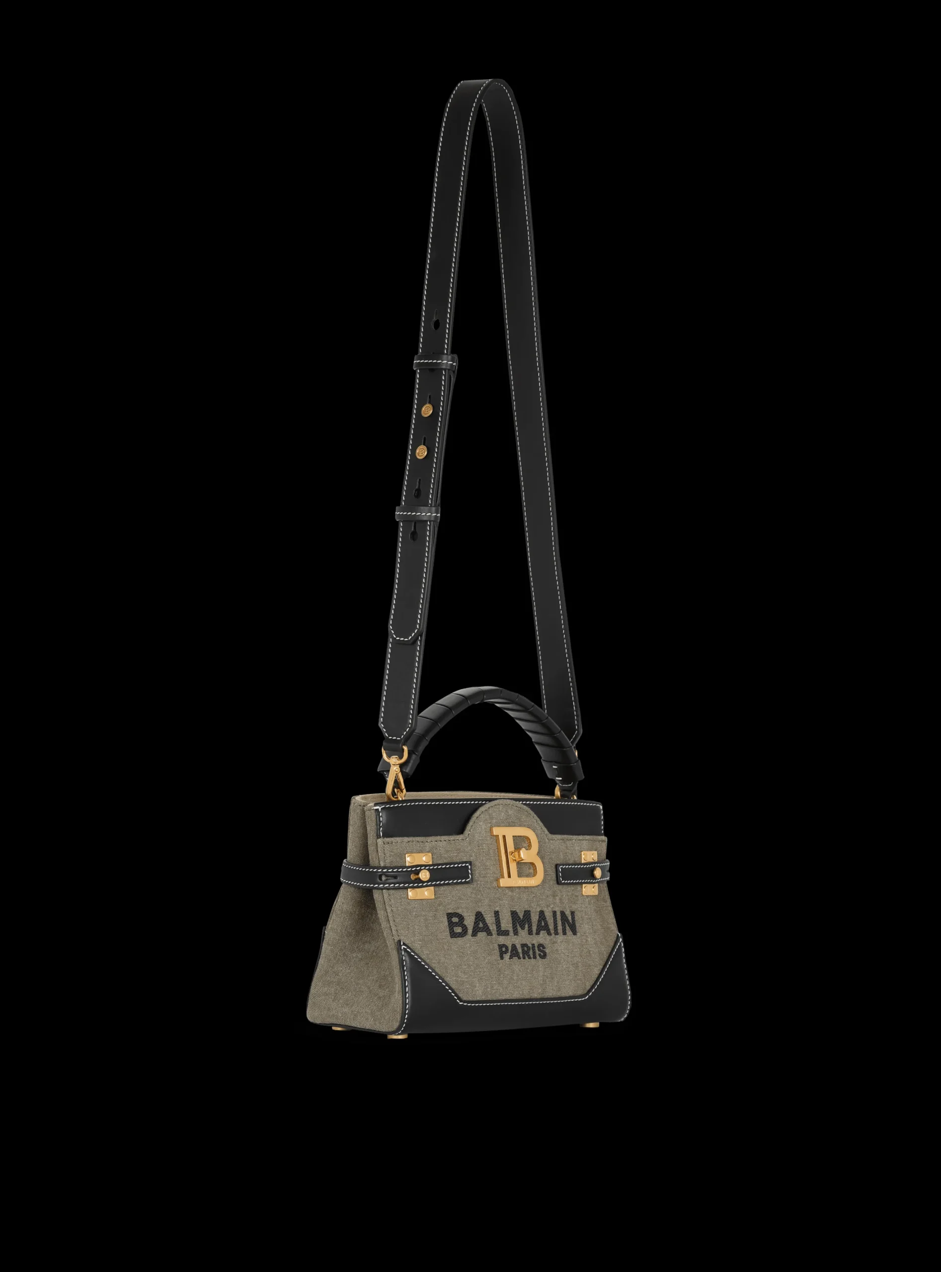 Flash Sale B-Buzz 22 Top-handle Bag In Canvas And Leather Women Shoulder Bags|Crossbody Bags