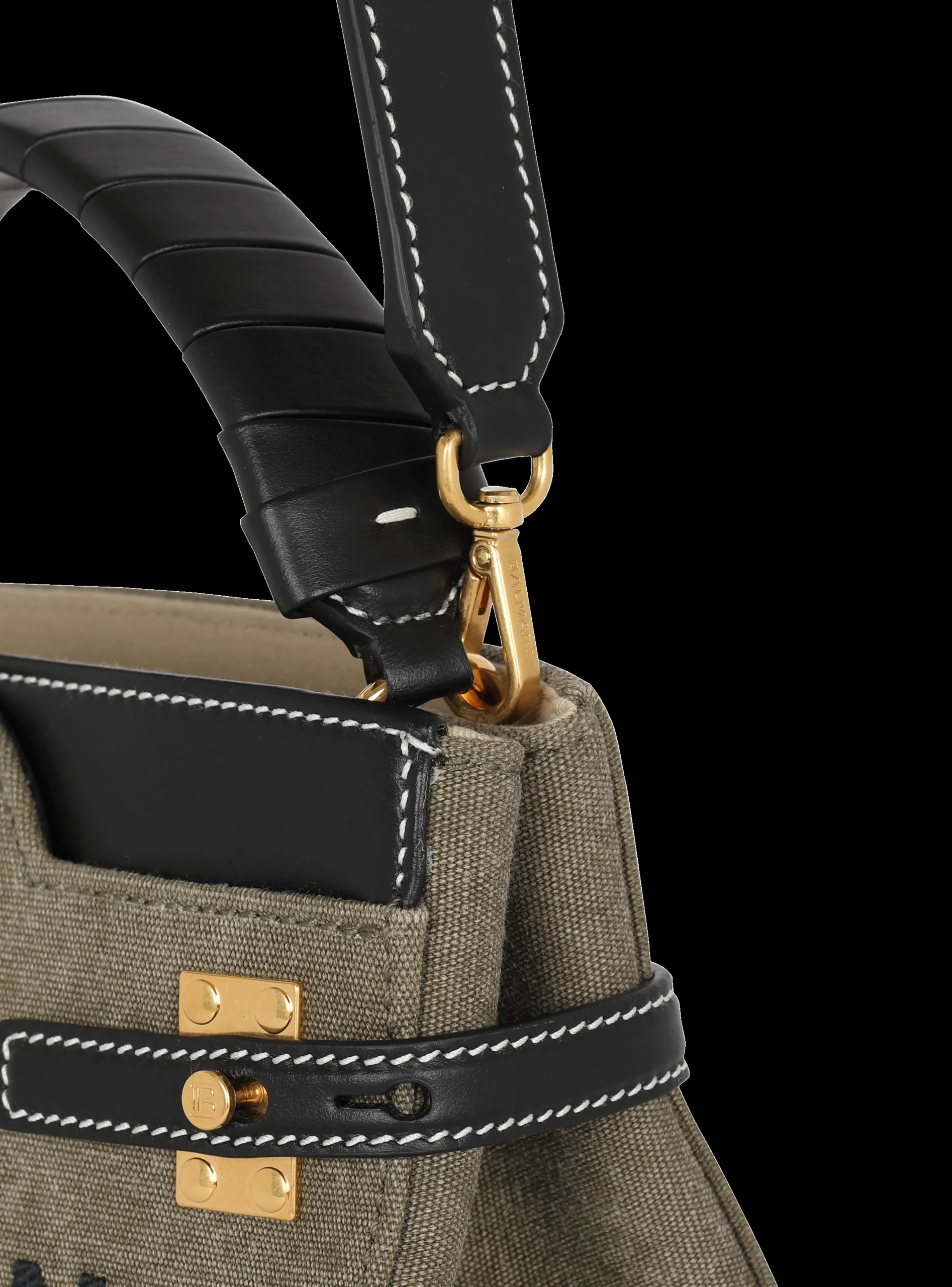 Flash Sale B-Buzz 22 Top-handle Bag In Canvas And Leather Women Shoulder Bags|Crossbody Bags