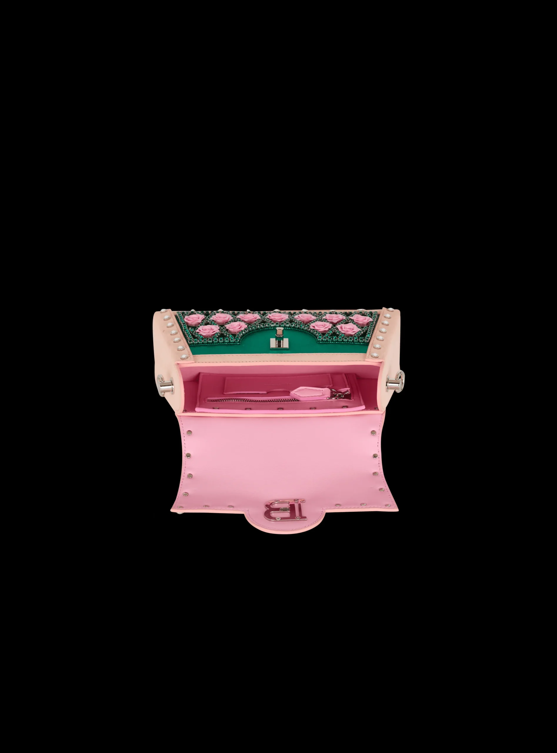 Best Sale B-Buzz Dynasty Bag Embroidered With Grid And Roses Bags