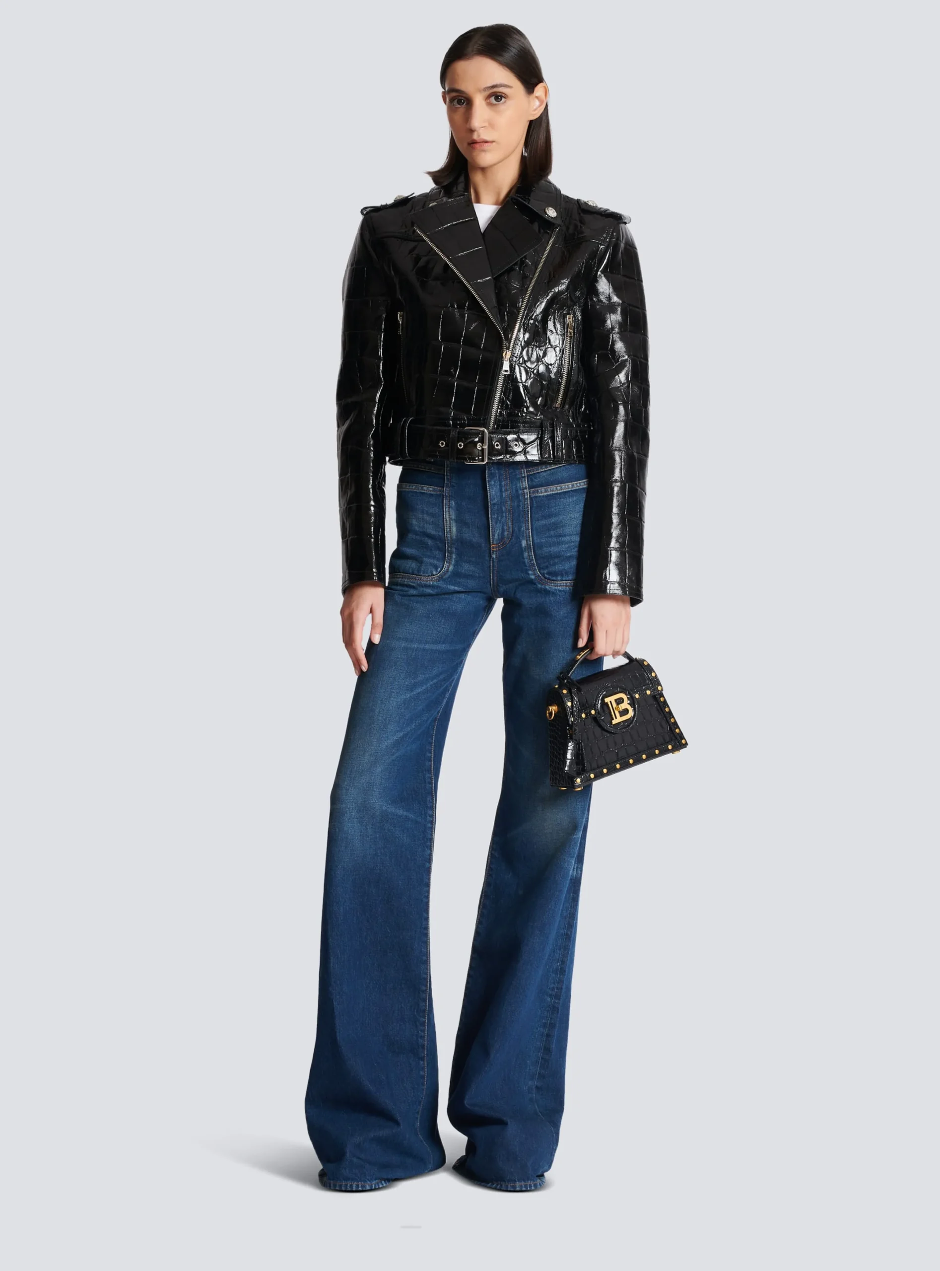 Best Sale B-Buzz Dynasty Bag In Crocodile-print Leather Women Shoulder Bags|Crossbody Bags
