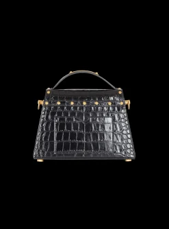 Best Sale B-Buzz Dynasty Bag In Crocodile-print Leather Women Shoulder Bags|Crossbody Bags