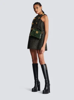 New B-Buzz Dynasty Bag In Crocodile-print Leather Women Shoulder Bags|Crossbody Bags