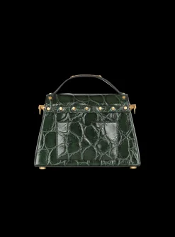 New B-Buzz Dynasty Bag In Crocodile-print Leather Women Shoulder Bags|Crossbody Bags