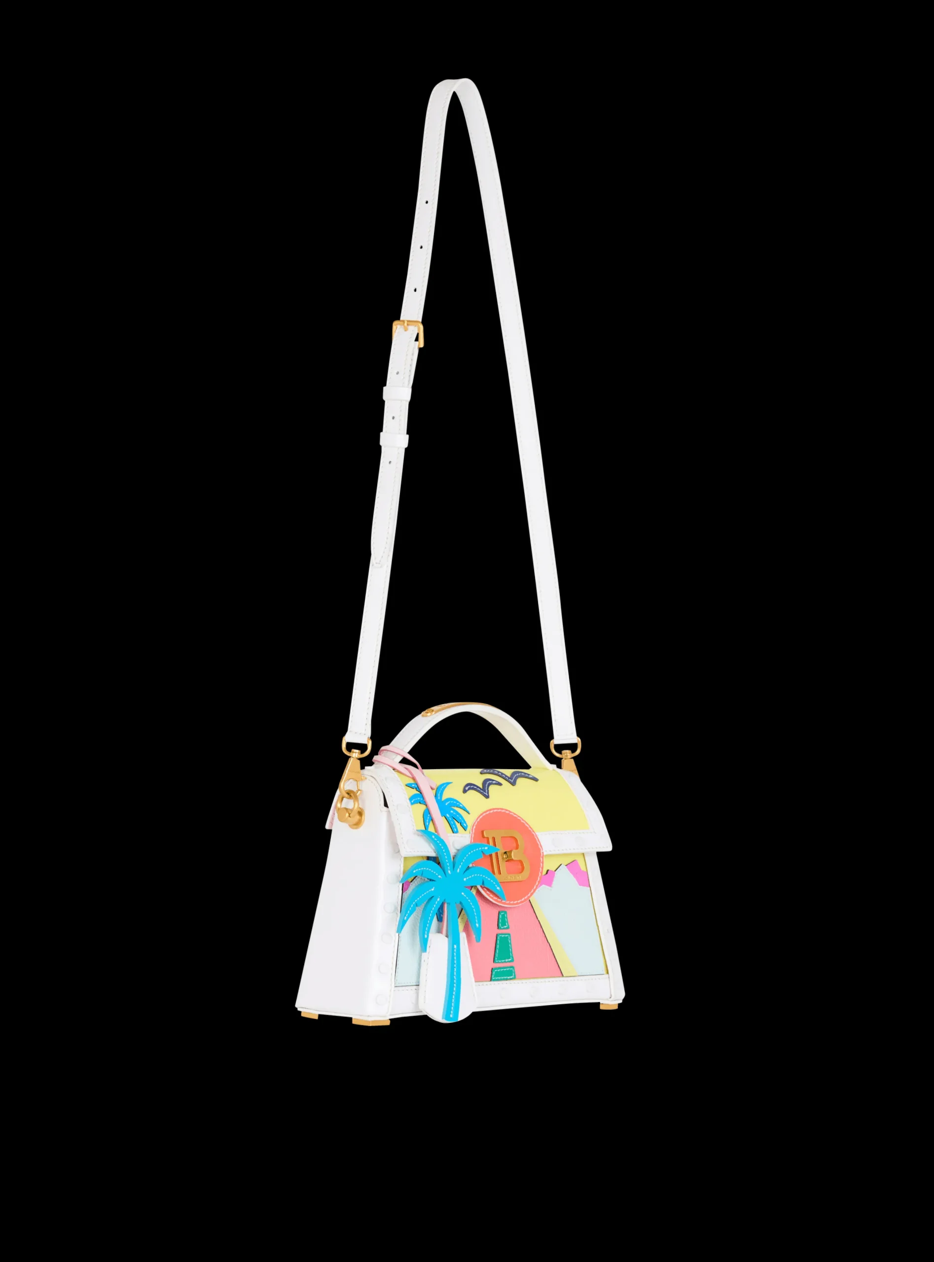 Cheap B-Buzz Dynasty Calfskin And Postcard Patchwork Bag Women Crossbody Bags|Handbags