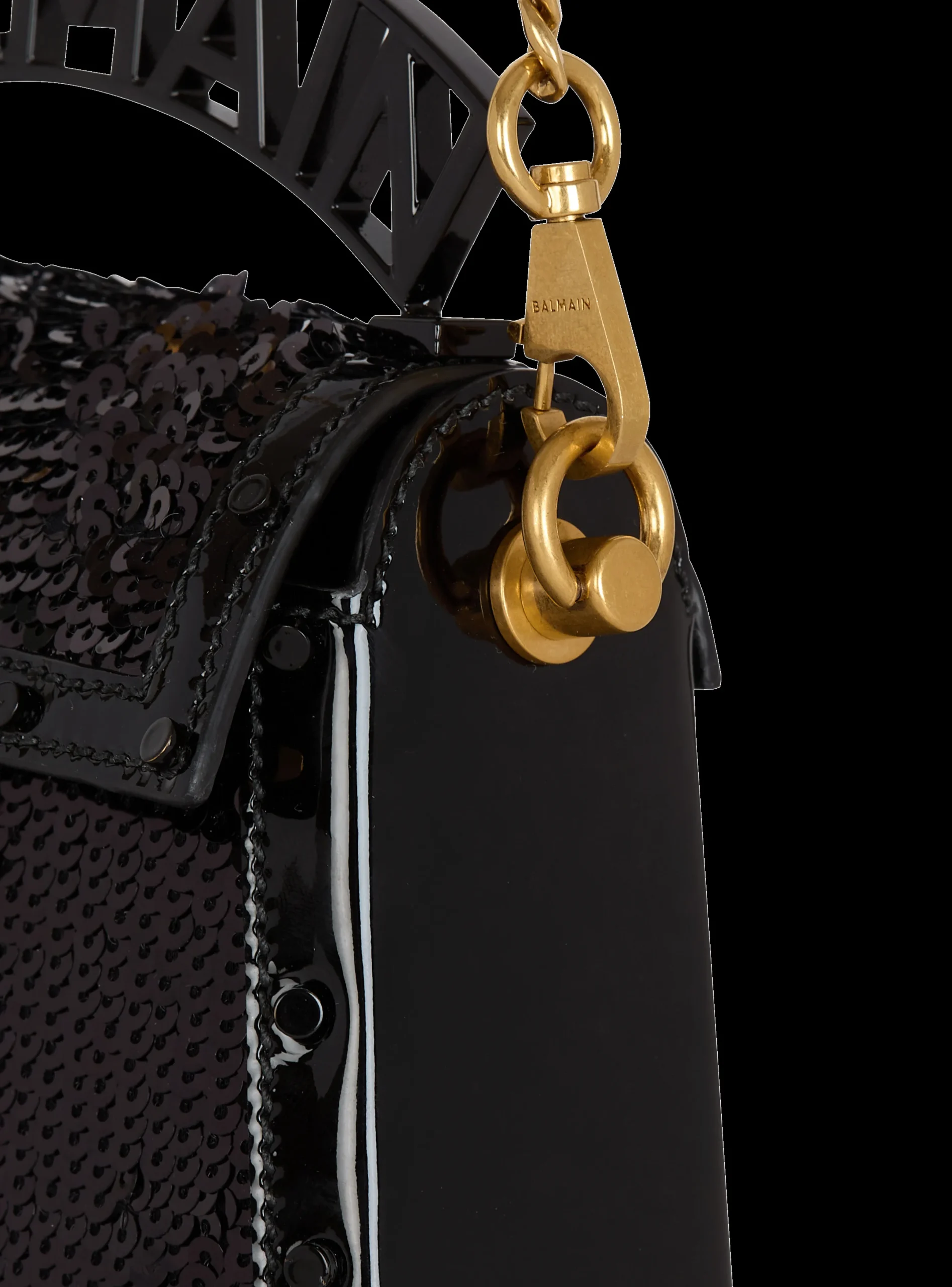 Cheap B-Buzz Dynasty Small Bag In Patent Leather And Sequins Women Crossbody Bags|Handbags