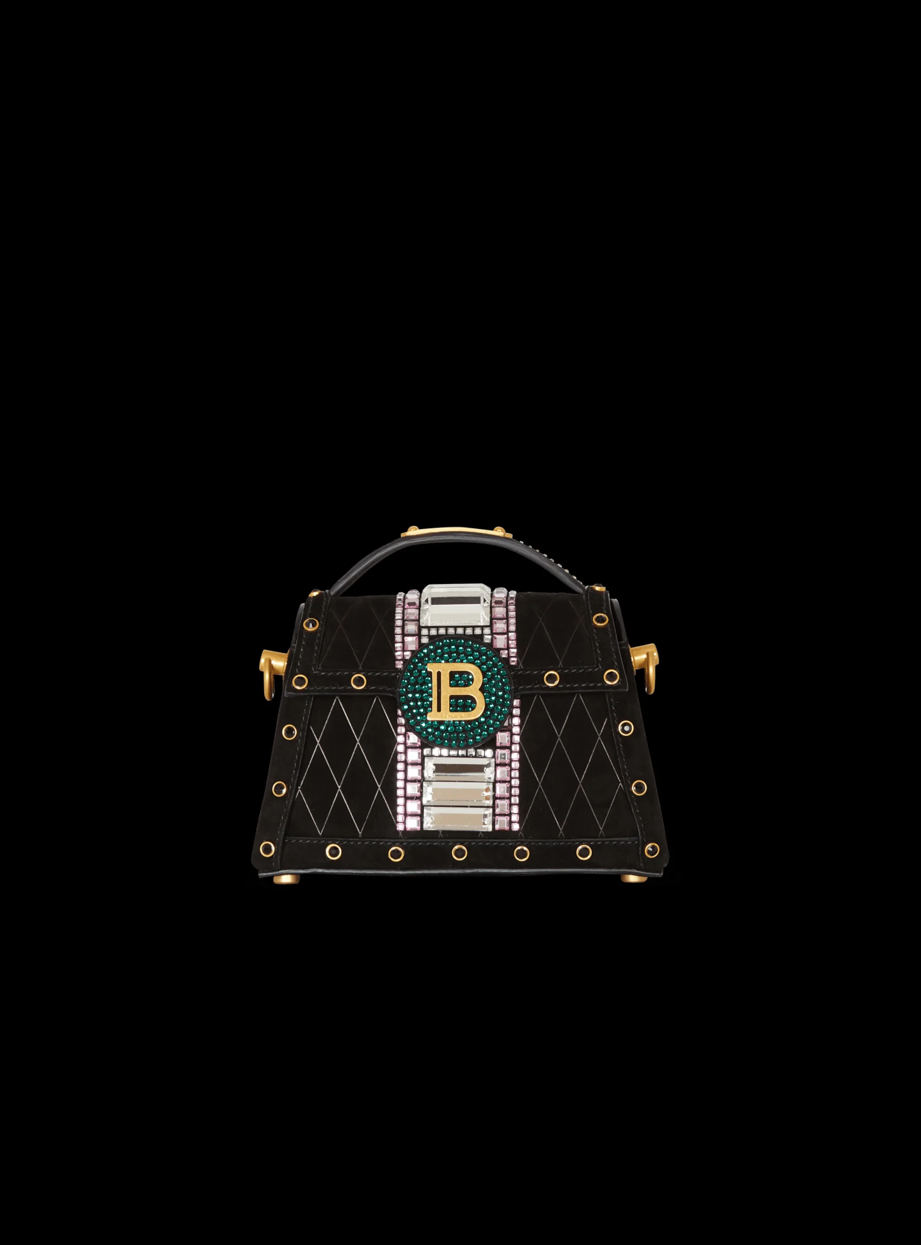 Best B-Buzz Dynasty Small Suede Bag With Embossed Grid Motif And Embroidery Women Shoulder Bags|Crossbody Bags