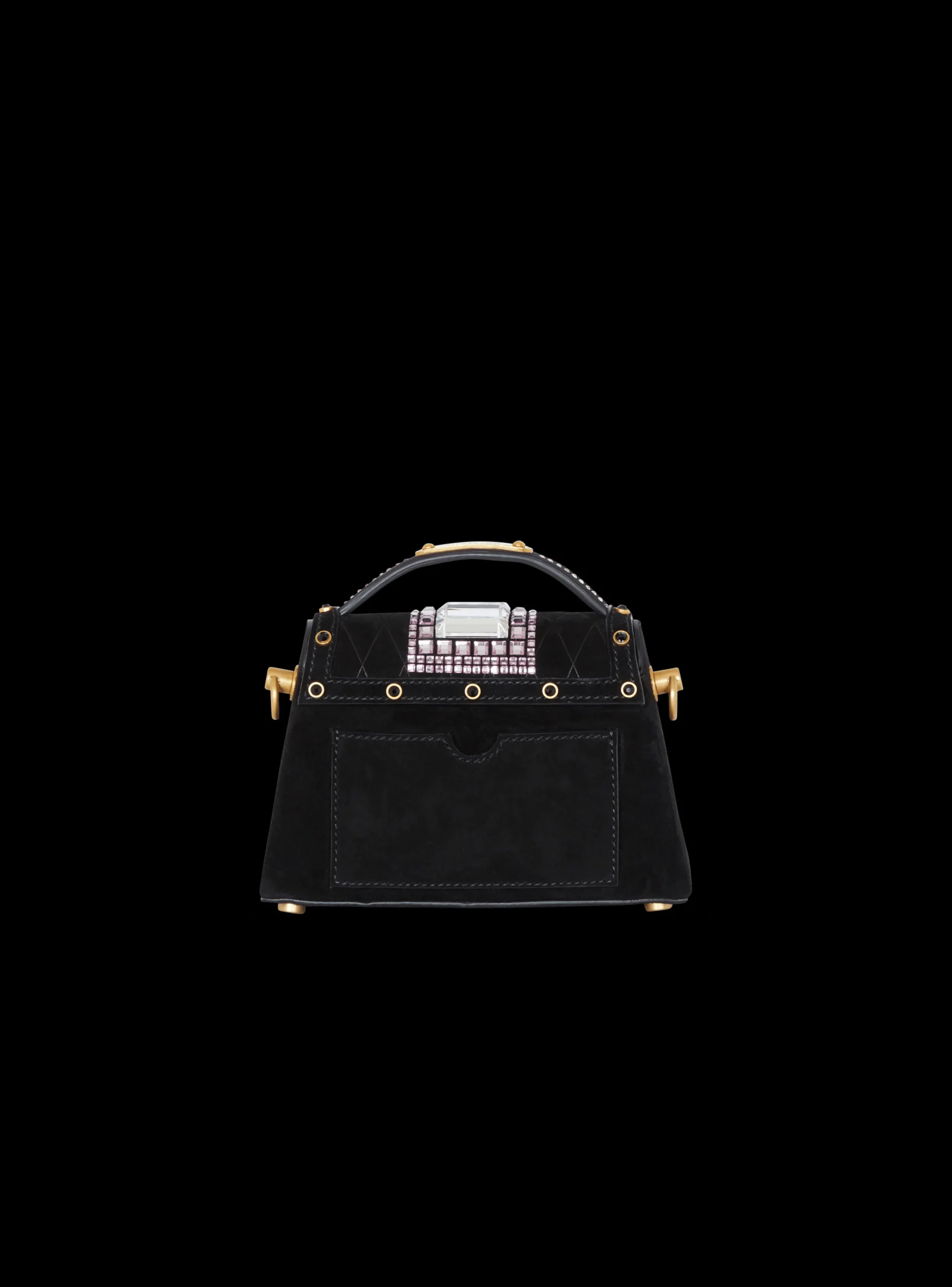 Best B-Buzz Dynasty Small Suede Bag With Embossed Grid Motif And Embroidery Women Shoulder Bags|Crossbody Bags