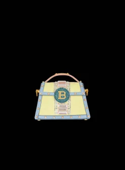 Cheap B-Buzz Dynasty Small Suede Bag With Embossed Grid Motif And Embroidery Women Mini Bags|Shoulder Bags
