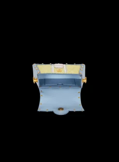 Cheap B-Buzz Dynasty Small Suede Bag With Embossed Grid Motif And Embroidery Women Mini Bags|Shoulder Bags