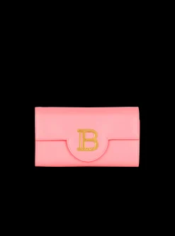 New B-Buzz Grained Leather Wallet Women Small Leather Goods