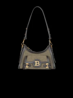 Best Sale B-Buzz Hobo Bag In Leather And Canvas Women Shoulder Bags|Crossbody Bags