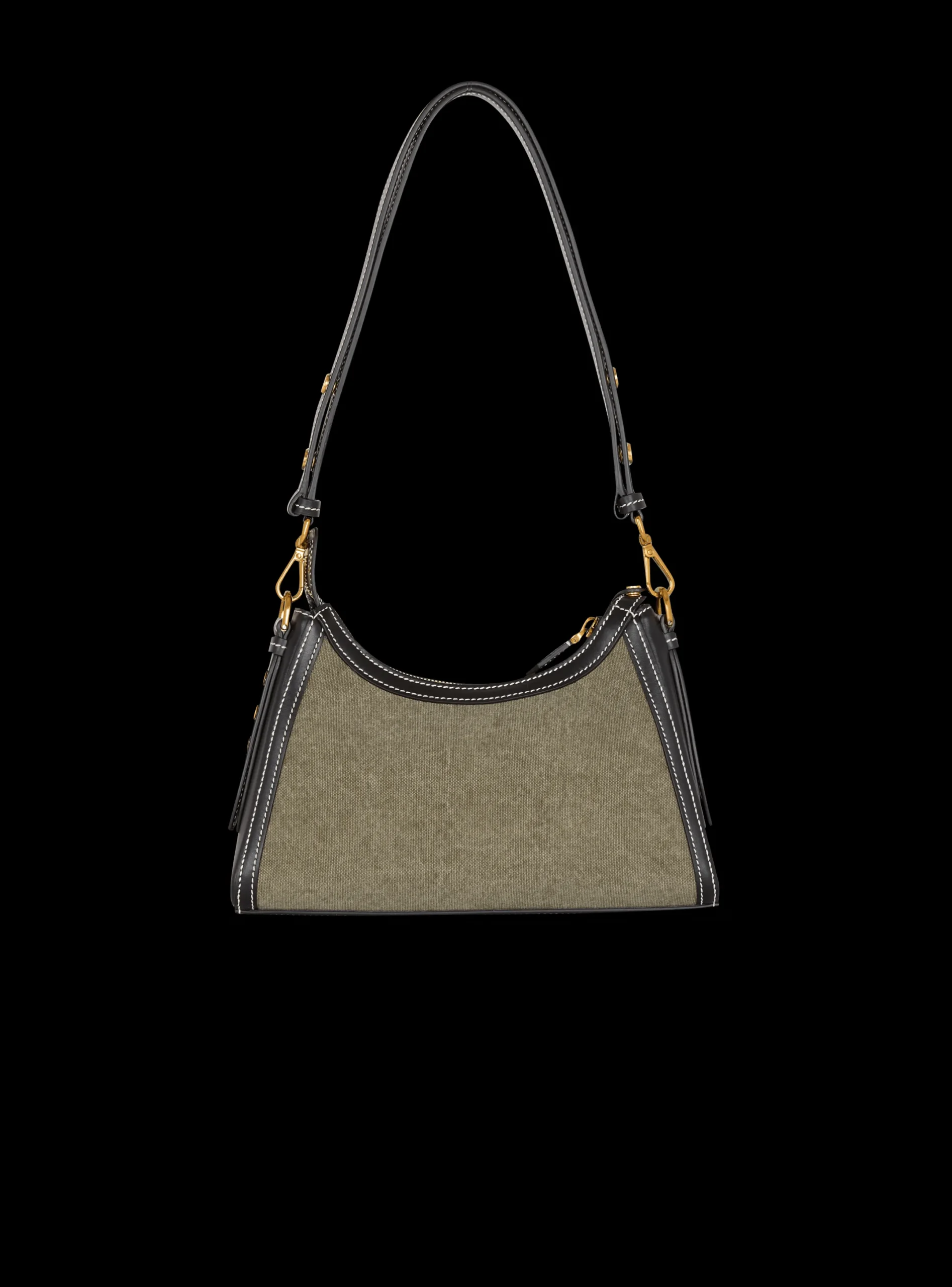 Best Sale B-Buzz Hobo Bag In Leather And Canvas Women Shoulder Bags|Crossbody Bags