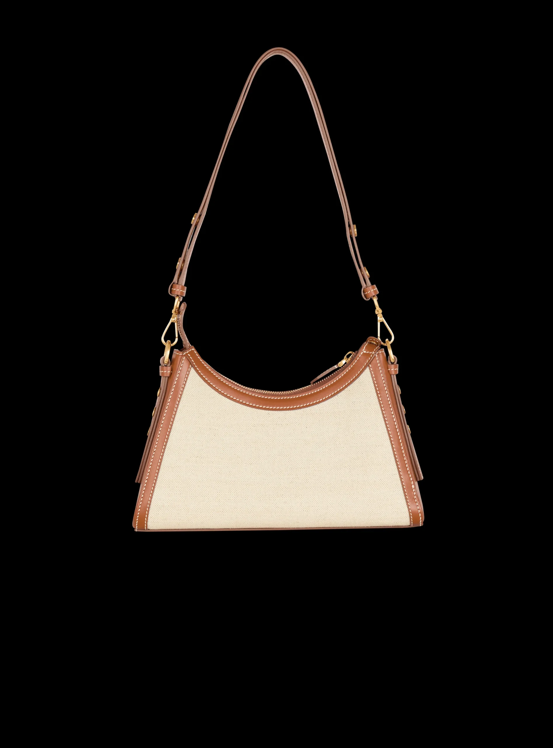 New B-Buzz Hobo Bag In Leather And Canvas Bags