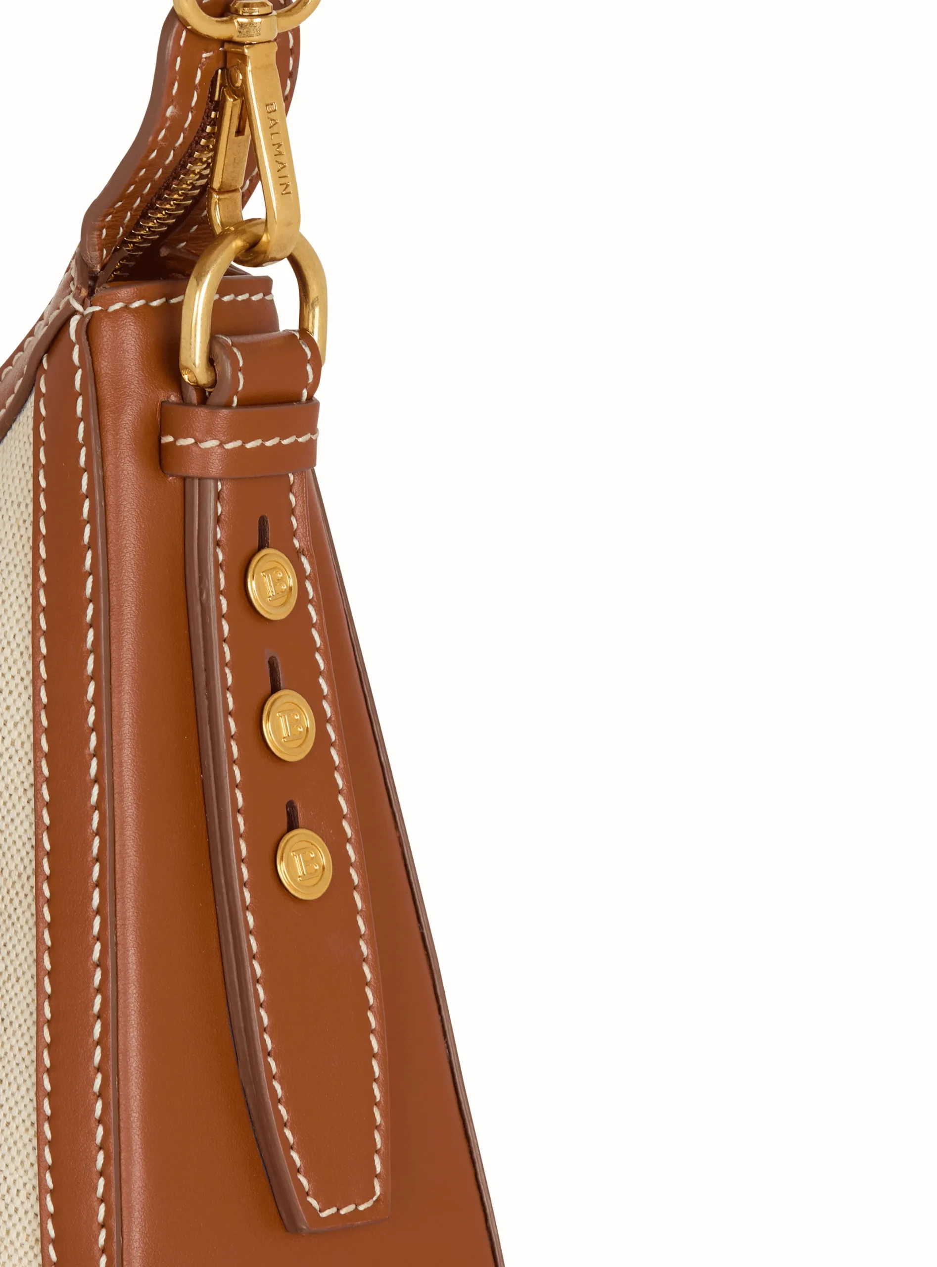 New B-Buzz Hobo Bag In Leather And Canvas Bags