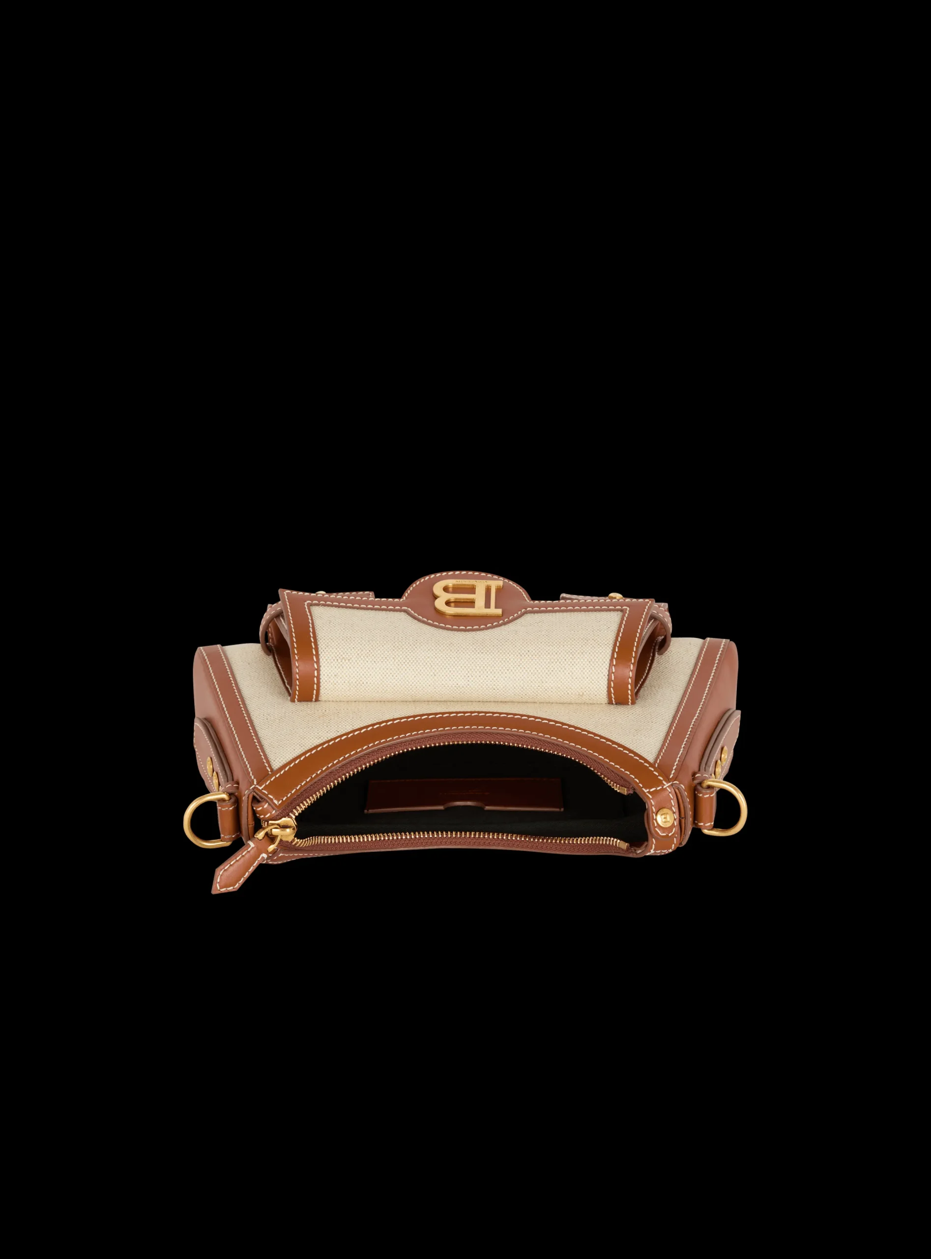New B-Buzz Hobo Bag In Leather And Canvas Bags