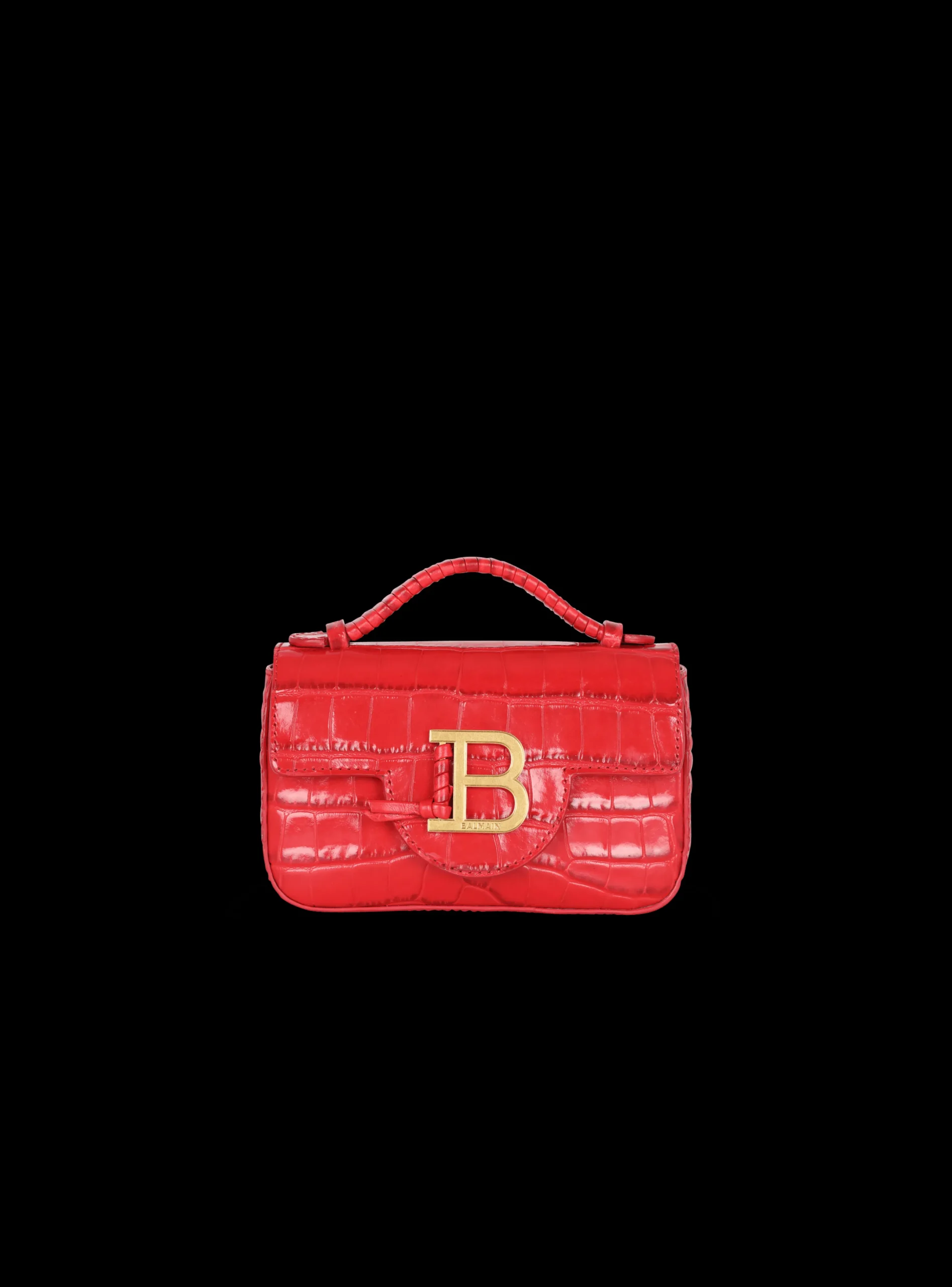 Outlet B-Buzz Mini Bag In Crocodile-print Leather Women Mini Bags|Shoulder Bags