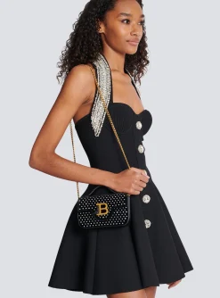 Fashion B-Buzz Mini Velvet And Crystal Bag Women Mini Bags|Shoulder Bags