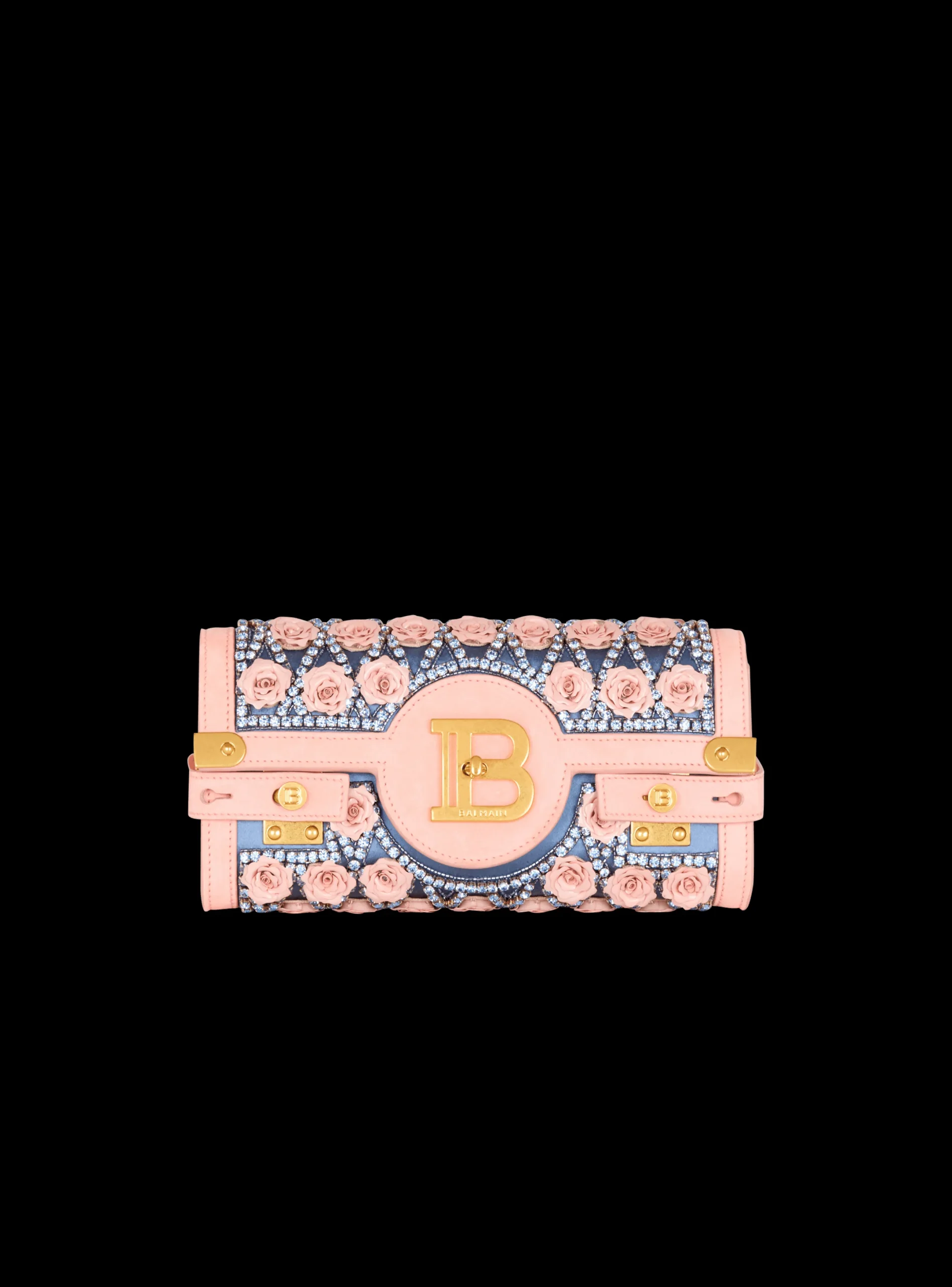 Sale B-Buzz Pouch 23 Embroidered With Grid And Roses Women Mini Bags|Shoulder Bags