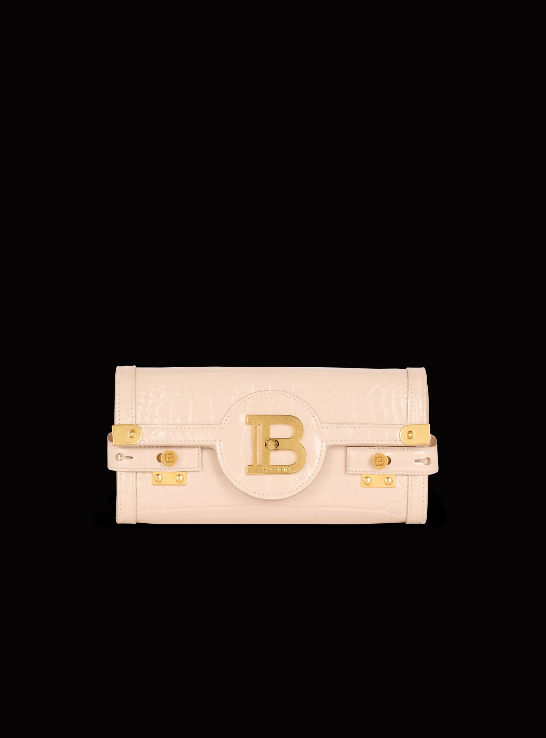 Cheap B-Buzz Pouch 23 In Crocodile-embossed Calfskin Bags