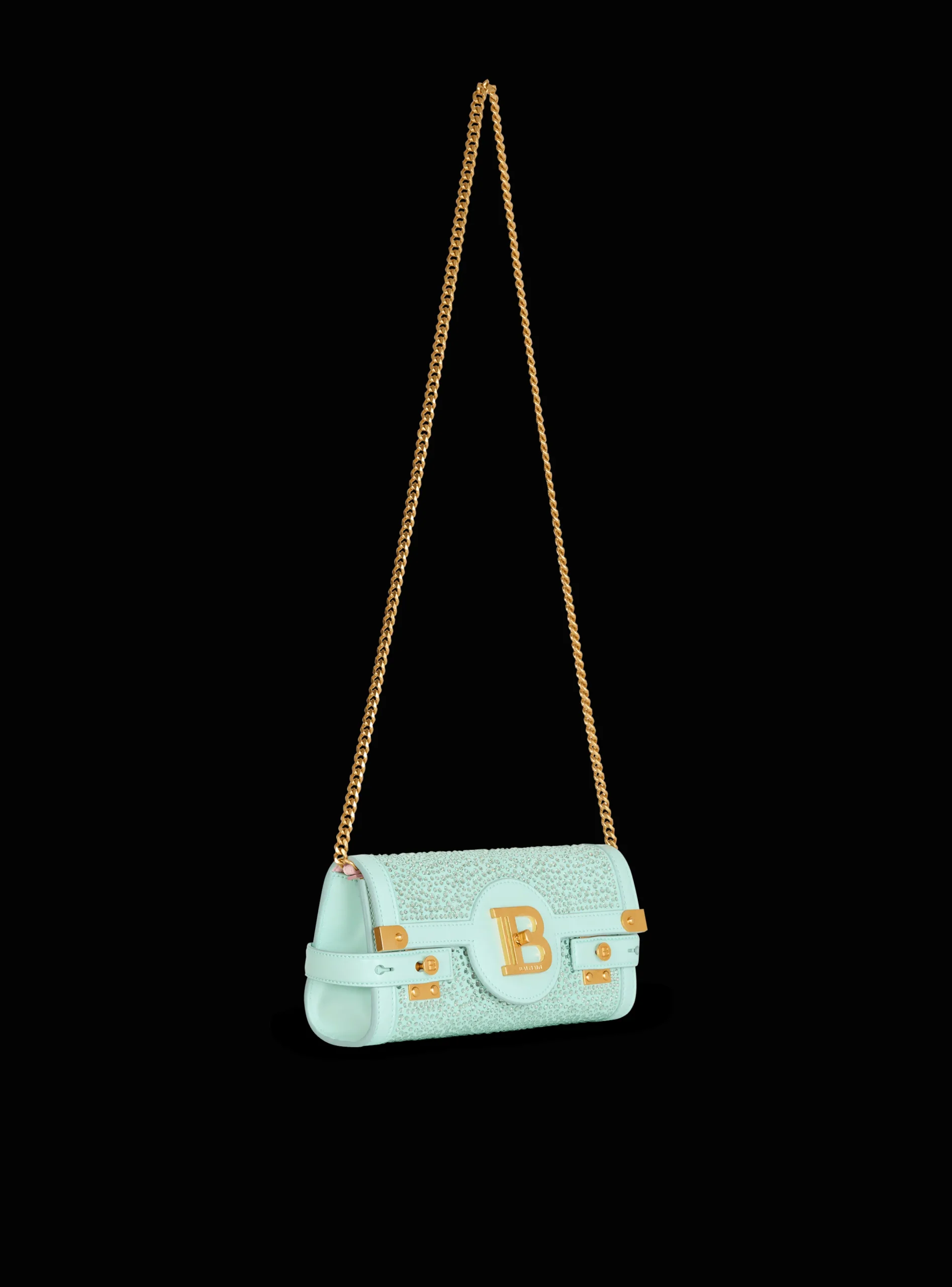 Outlet B-Buzz Pouch 23 In Suede And Rhinestones Bags