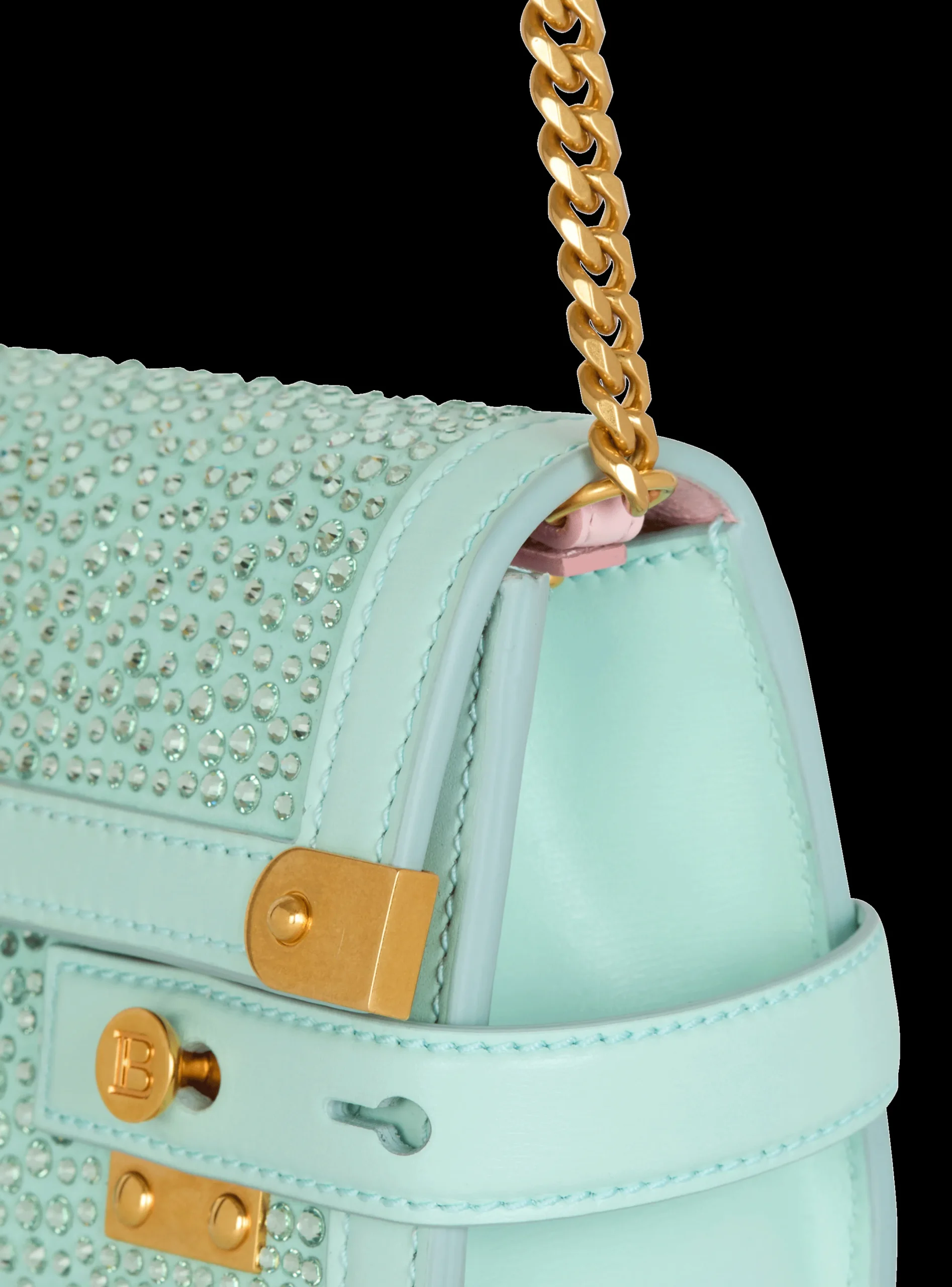 Outlet B-Buzz Pouch 23 In Suede And Rhinestones Bags
