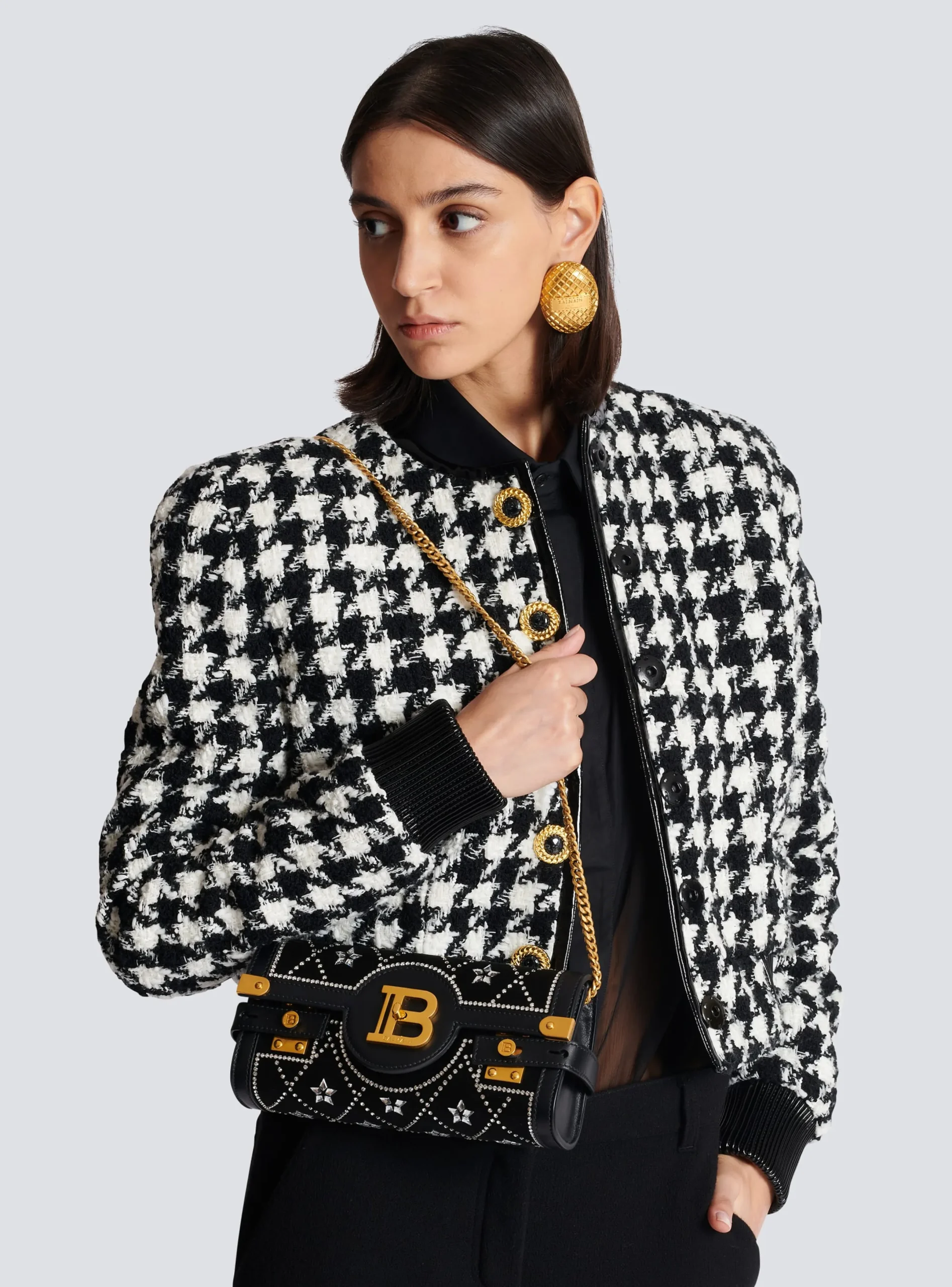 New B-Buzz Pouch 23 Satin And Crystals Clutch Women Mini Bags|Shoulder Bags